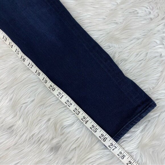 Agolde Denim Women’s Dark Blue Designer Mid-Rise Skinny Luxury Jeans W29/L27 - Picture 14 of 15